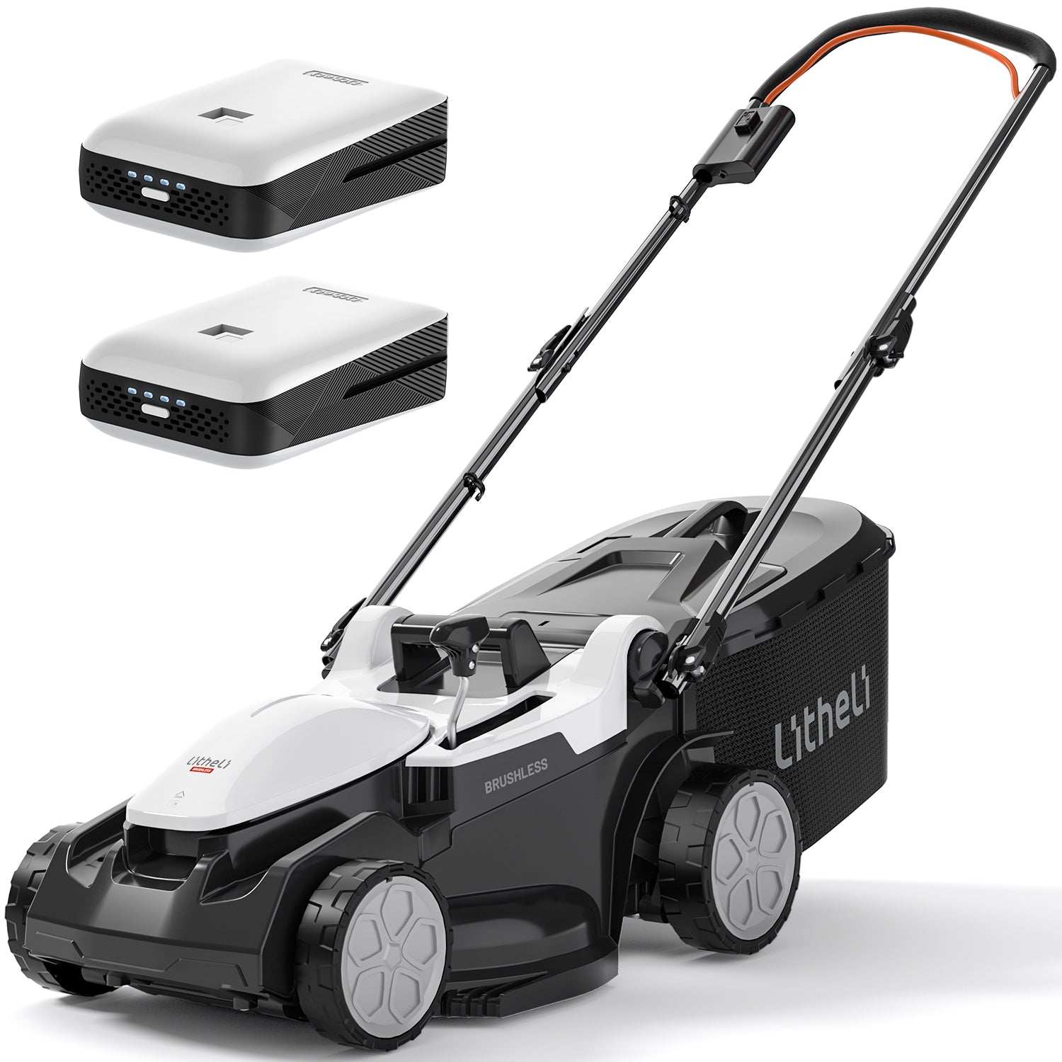 2025 Cortacésped inalámbrico U20 2 × 20V 37 cm brushless | Incluye 2 baterías de 4.0 Ah | Corte fácil hasta 300 m²