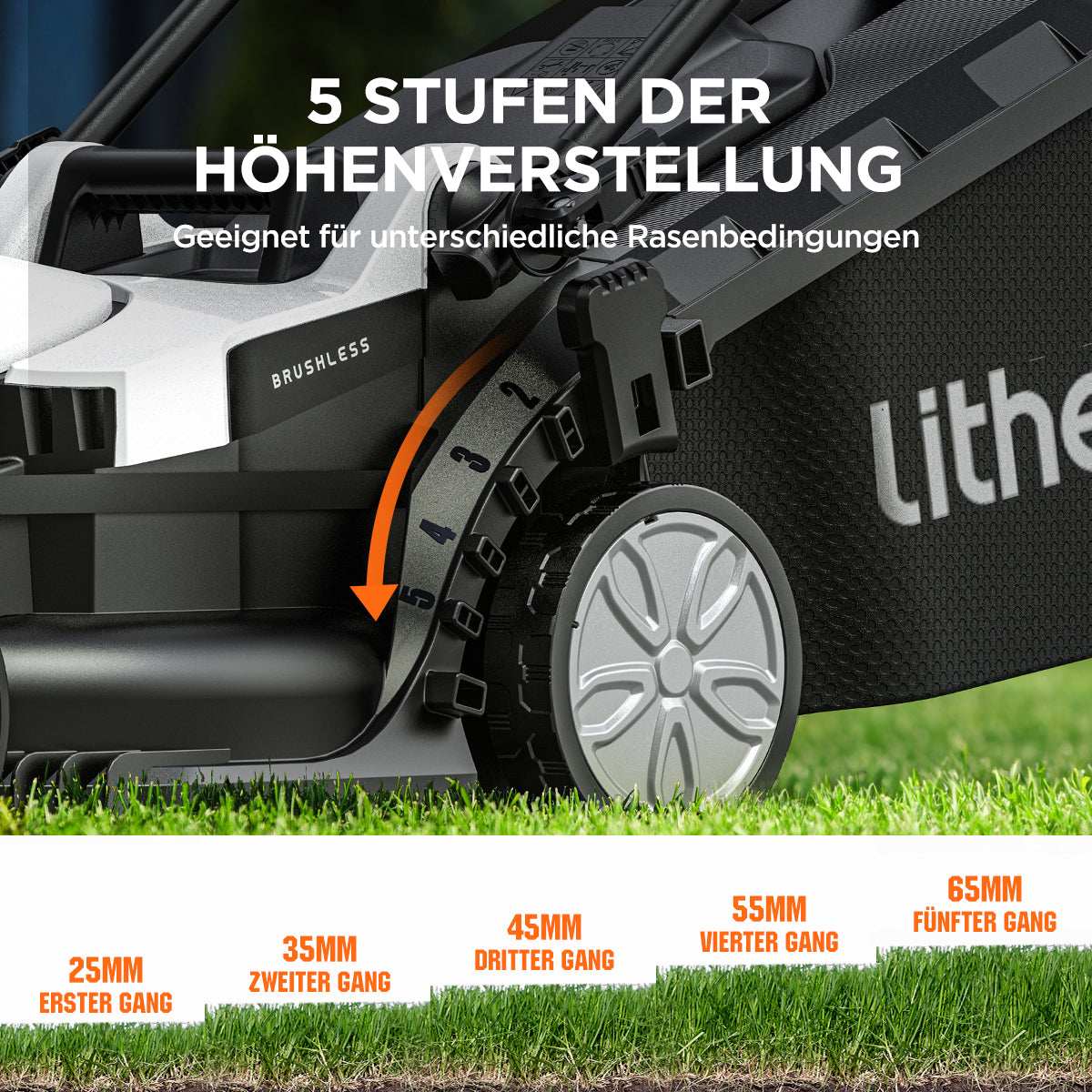 2025 Cortacésped inalámbrico Litheli U20 33 cm brushless (sin batería)