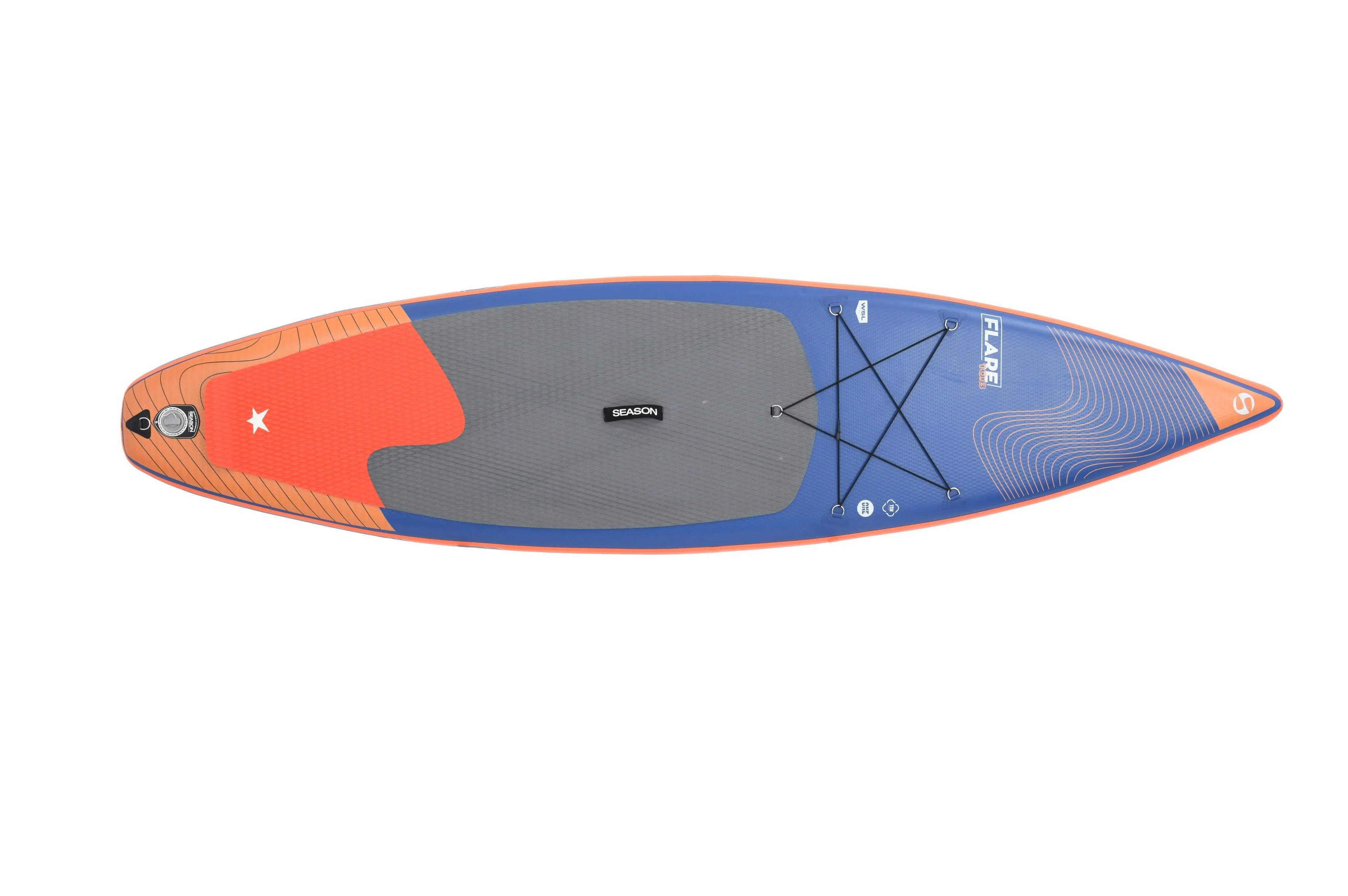2025 Flare 10.8 Tabla de SUP hinchable – ligera y estable. construcción Woven Dropstitch. accesorios incluidos en mochila