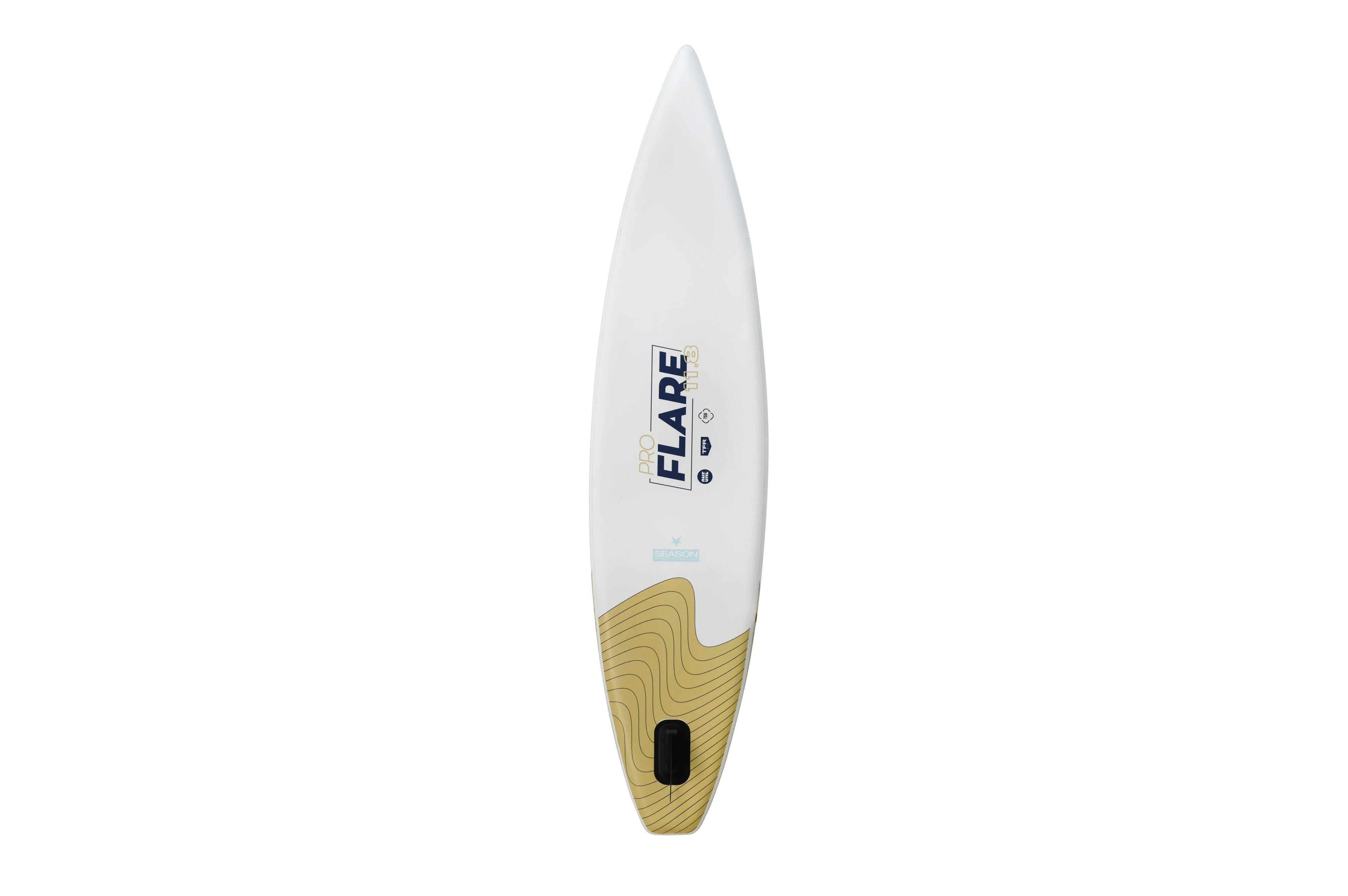 2025 Flare Pro 11.8 Tabla de SUP Allround Touring hinchable – Double Layer Fusion. con bomba. remo de fibra de vidrio y mochila con ruedas
