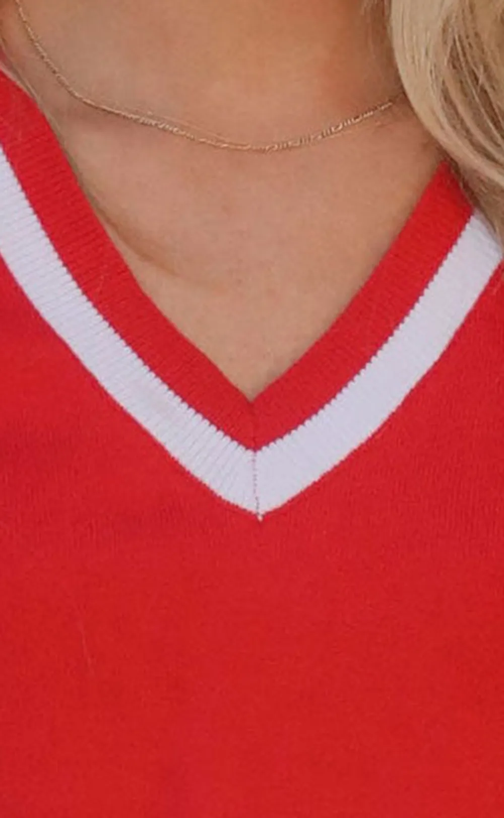 Sleeveless V Neck Dress Set